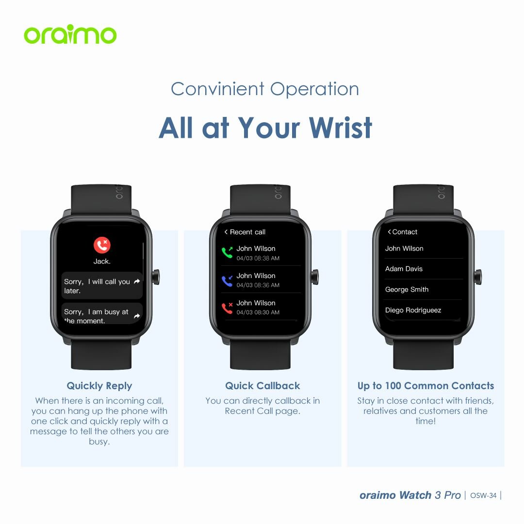 ORAIMO SMART WATCH 3 PRO