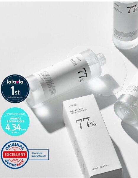 toner ANUA Heartleaf 77% (skin care coréenne)