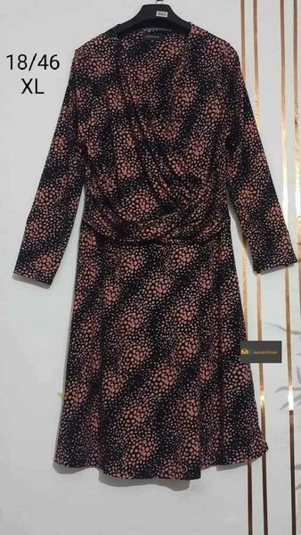 Robe imprimée fluide XL