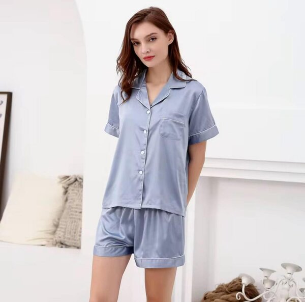 Pyjama Satin Doux Femme