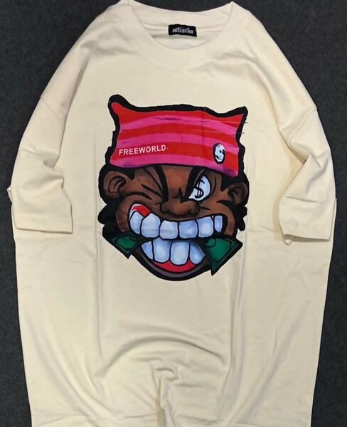 T-shirt "Freeworld" imprimé