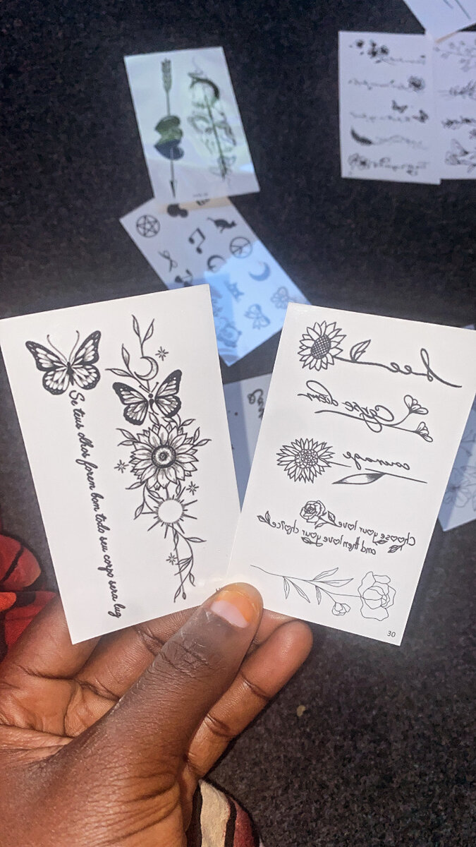 Tatouages Éphémères Papillons