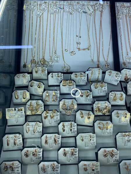 Серьги, цепь