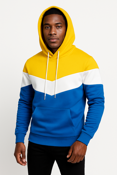 Sweat à Capuche Colorblock