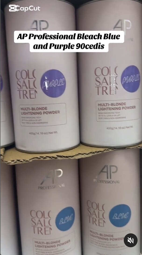 AP Professional Bleach Blue   and Purple