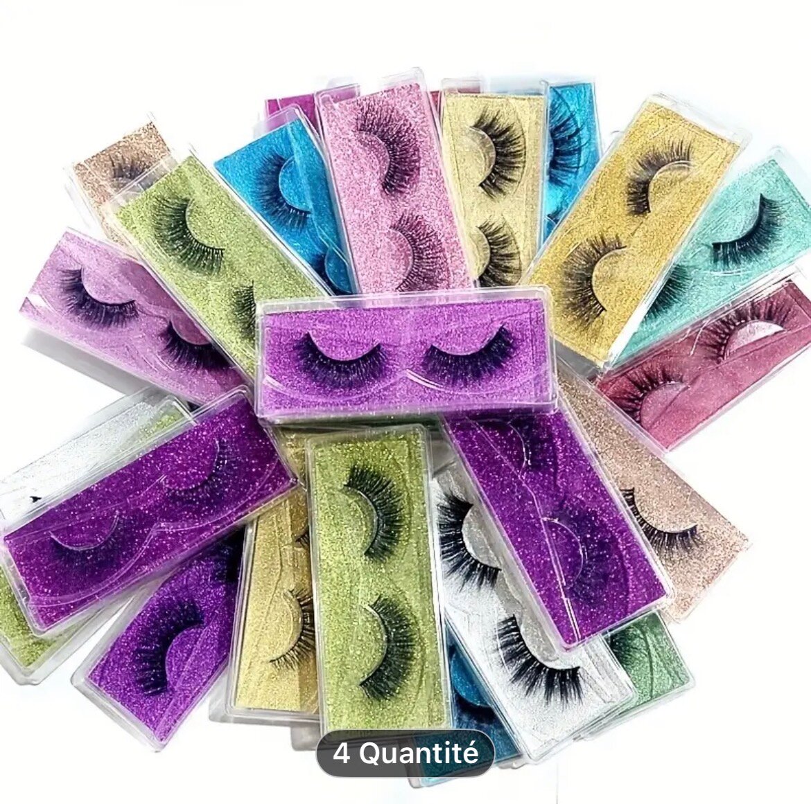 Faux-cils volumineux glamour