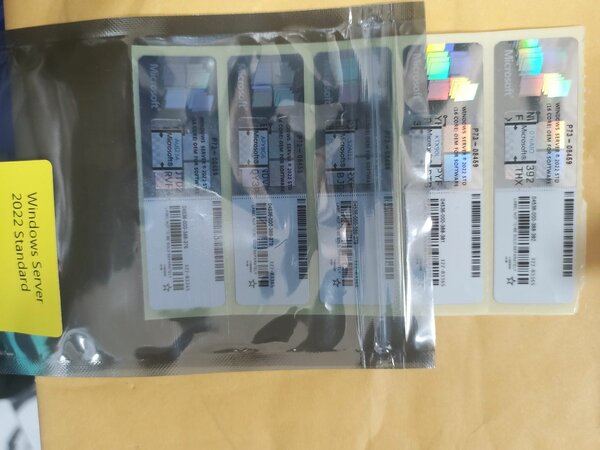 Stickers Windows Server 2022