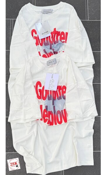 T-shirts en coton blanc