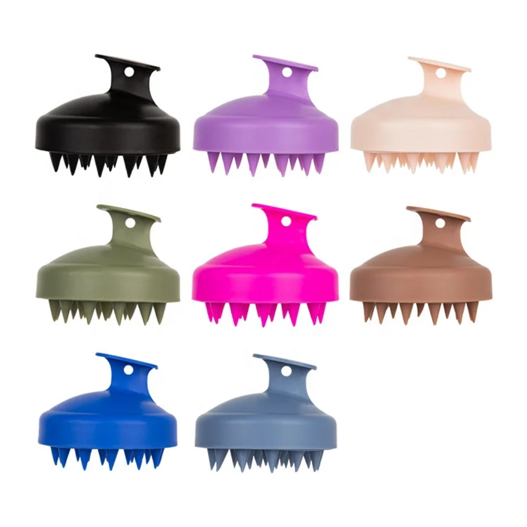 Brosse de massage cuir chevelu