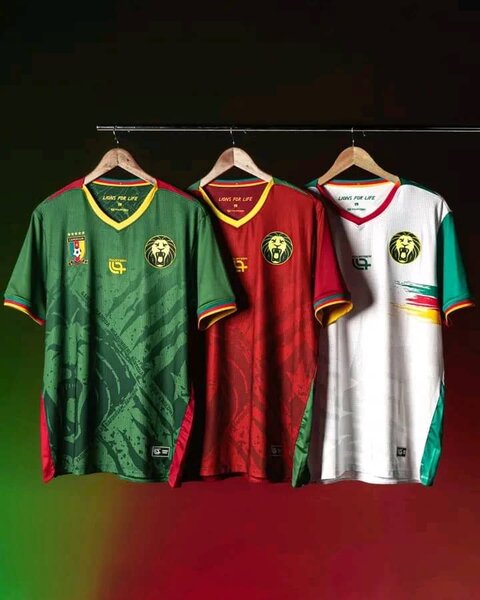Maillots de football cameroun