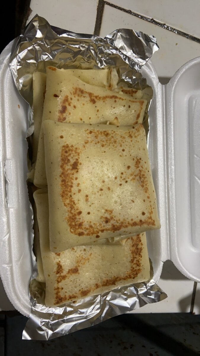 Crêpes jambon sauce béchamel