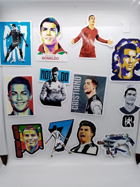 Football Star Sticker Set