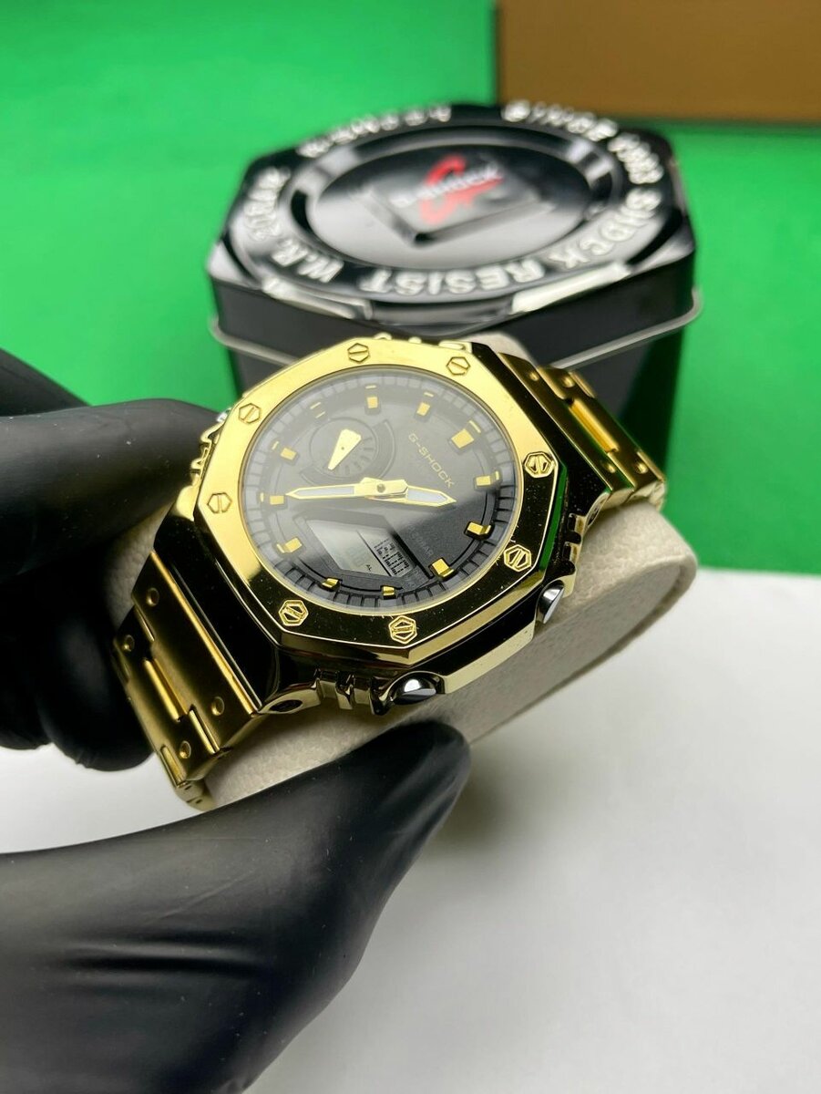 Montre Homme Luxe Dorée