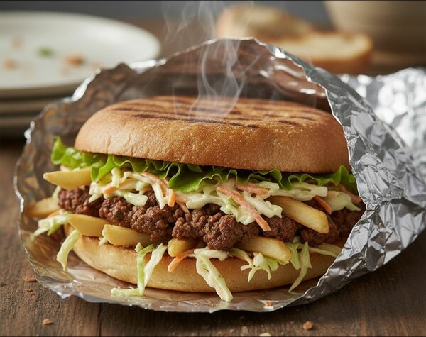 Panini à la viande hachée