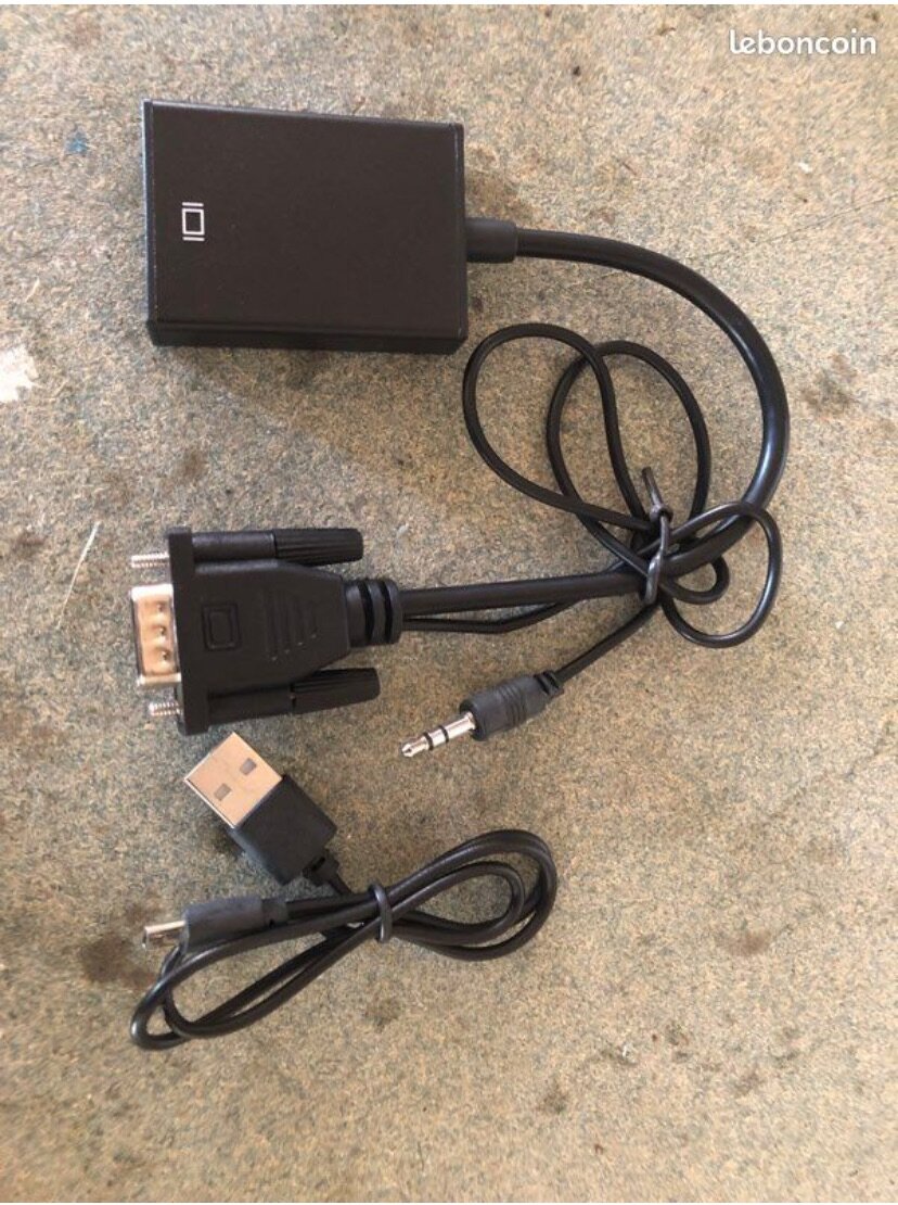 Adaptateur HDMI vers VGA Audio USB