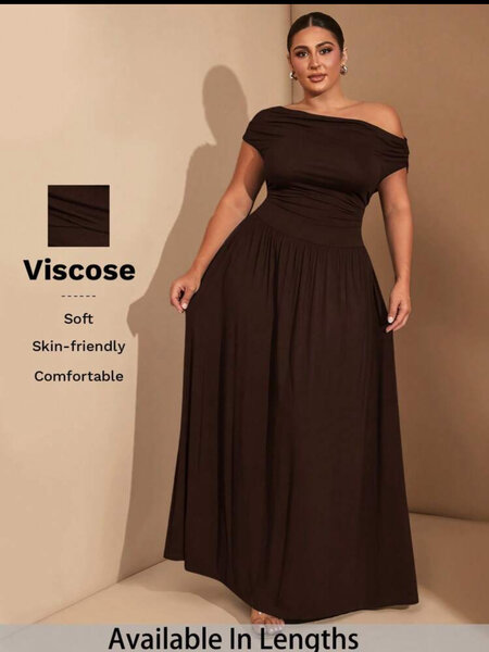 Robe longue en viscose