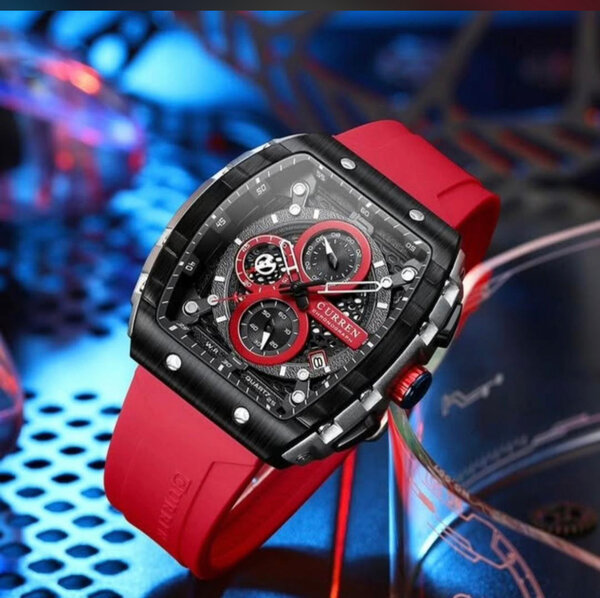 Montre Homme Sport Rouge
