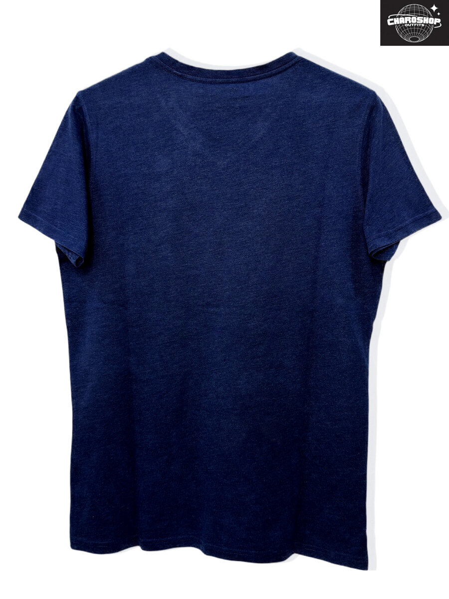 T-shirt bleu en coton homme