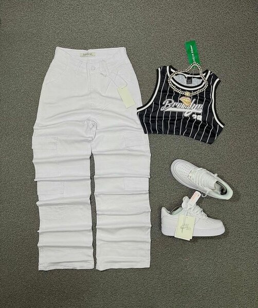 Girl top and down and all