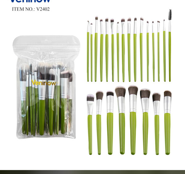 Set de Pinceaux Maquillage 20 Pièces