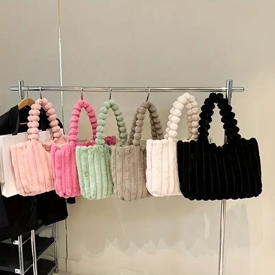 Sacs à main en peluche élégants