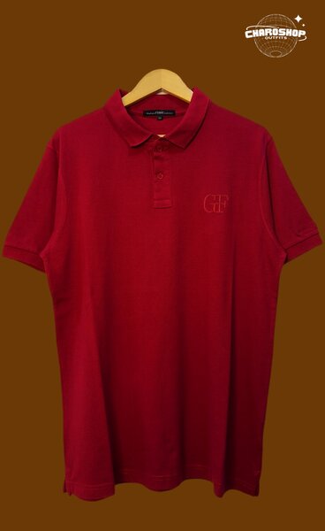Polo rouge classique homme
