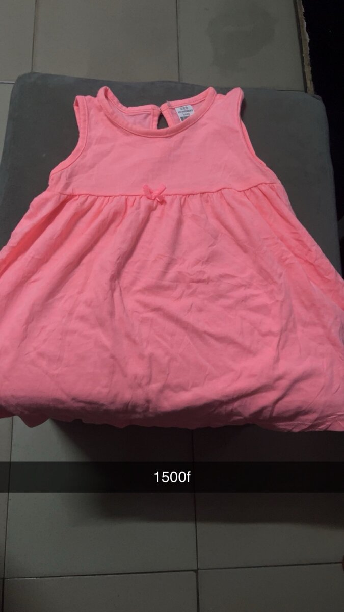 Robe en coton douce fille