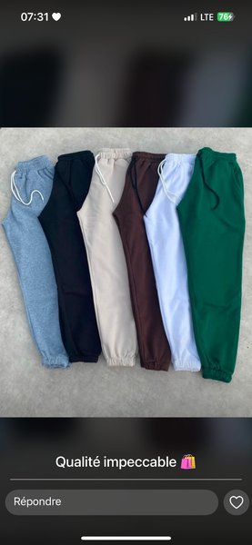 Jogging unisexe confort