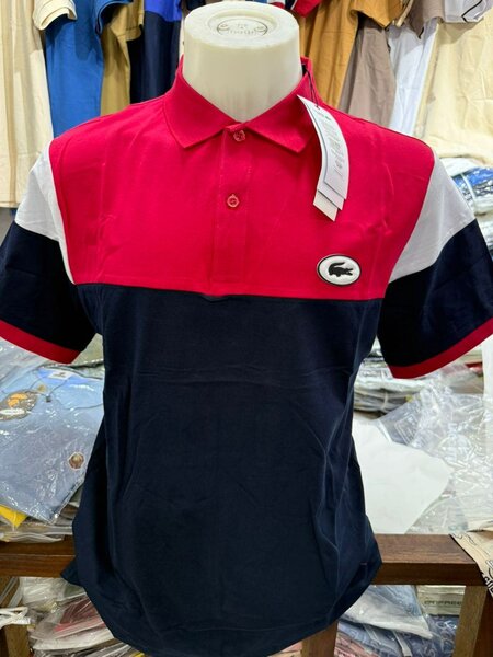 Polo homme tricolore élégant