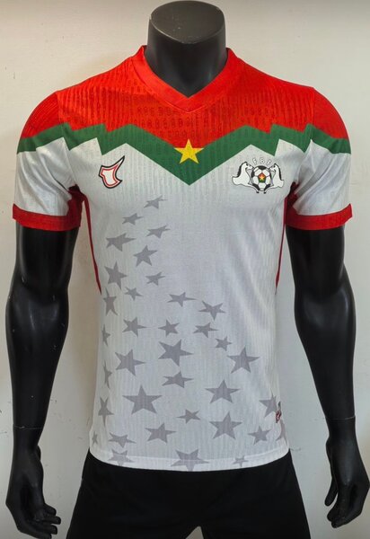 Maillot de football rouge et blanc