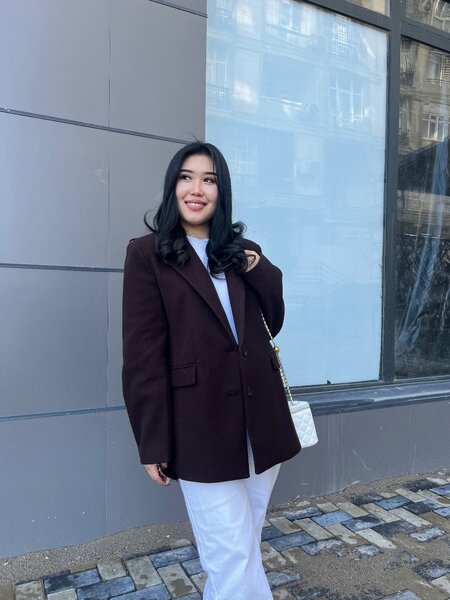 Костюм пальто,не скатываться