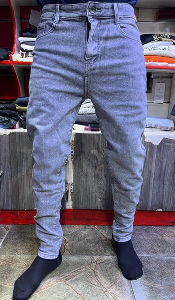 Jeans gris homme slim