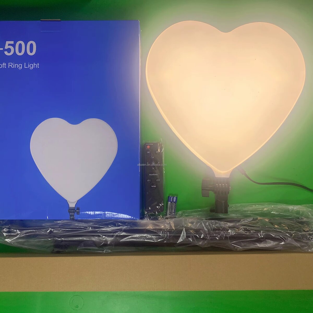 Lampe LED en forme de cœur