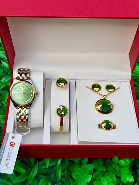 Montre et ensemble de bijoux GURREEN