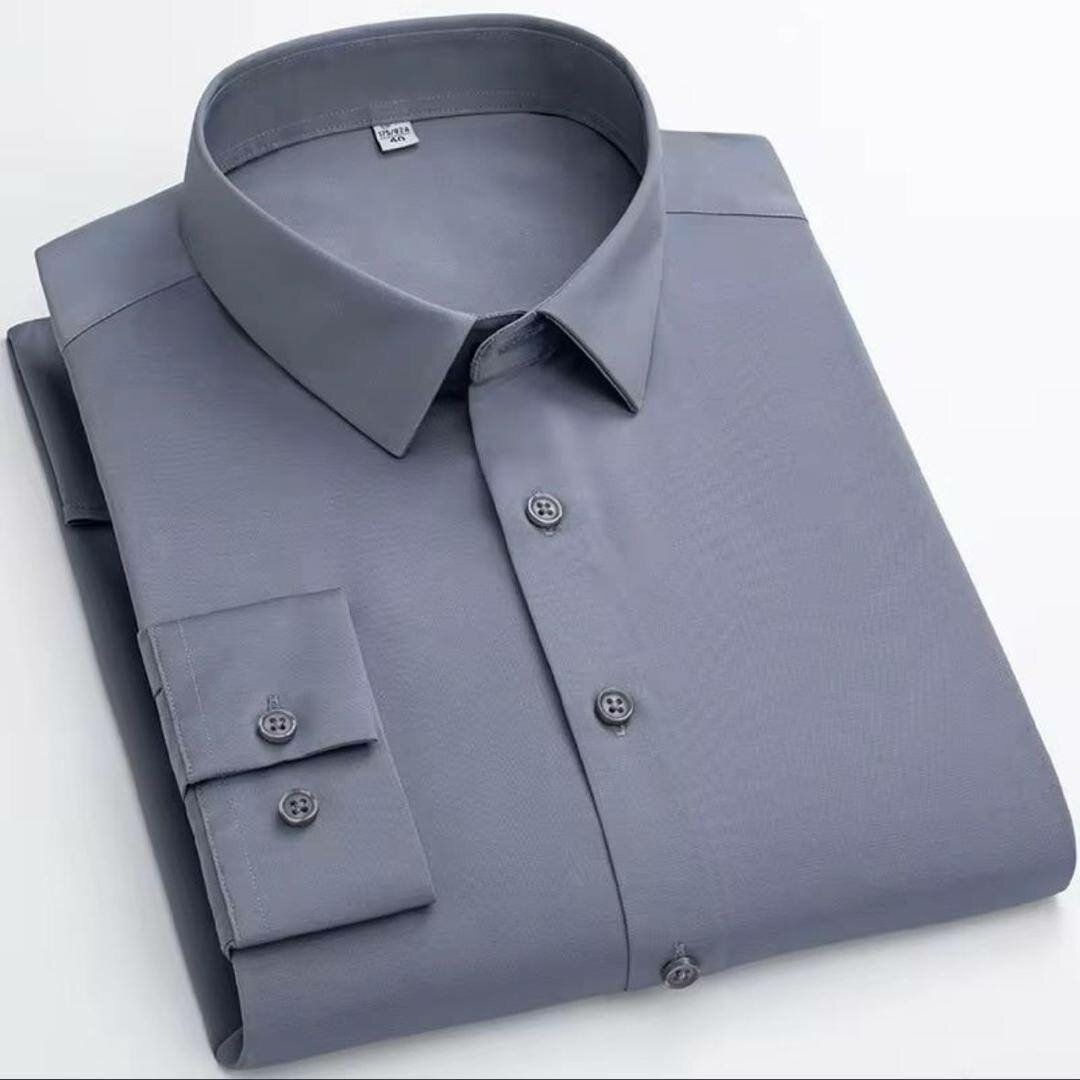 Chemise Élégante Homme Grise