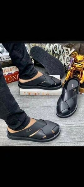 Mules en cuir élégantes homme