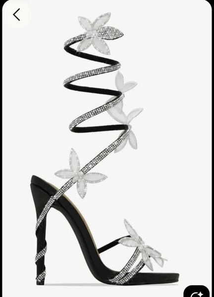 Sandales à Strass Élégan