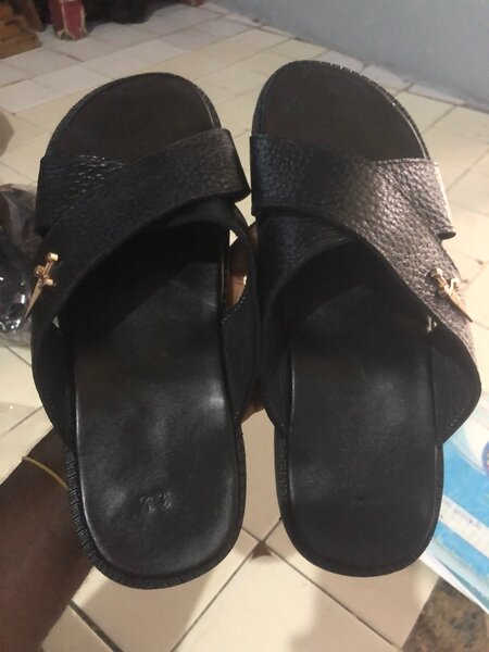 Sandale en cuir pour homme