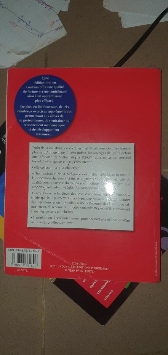 Livre Mathématiques 6e
