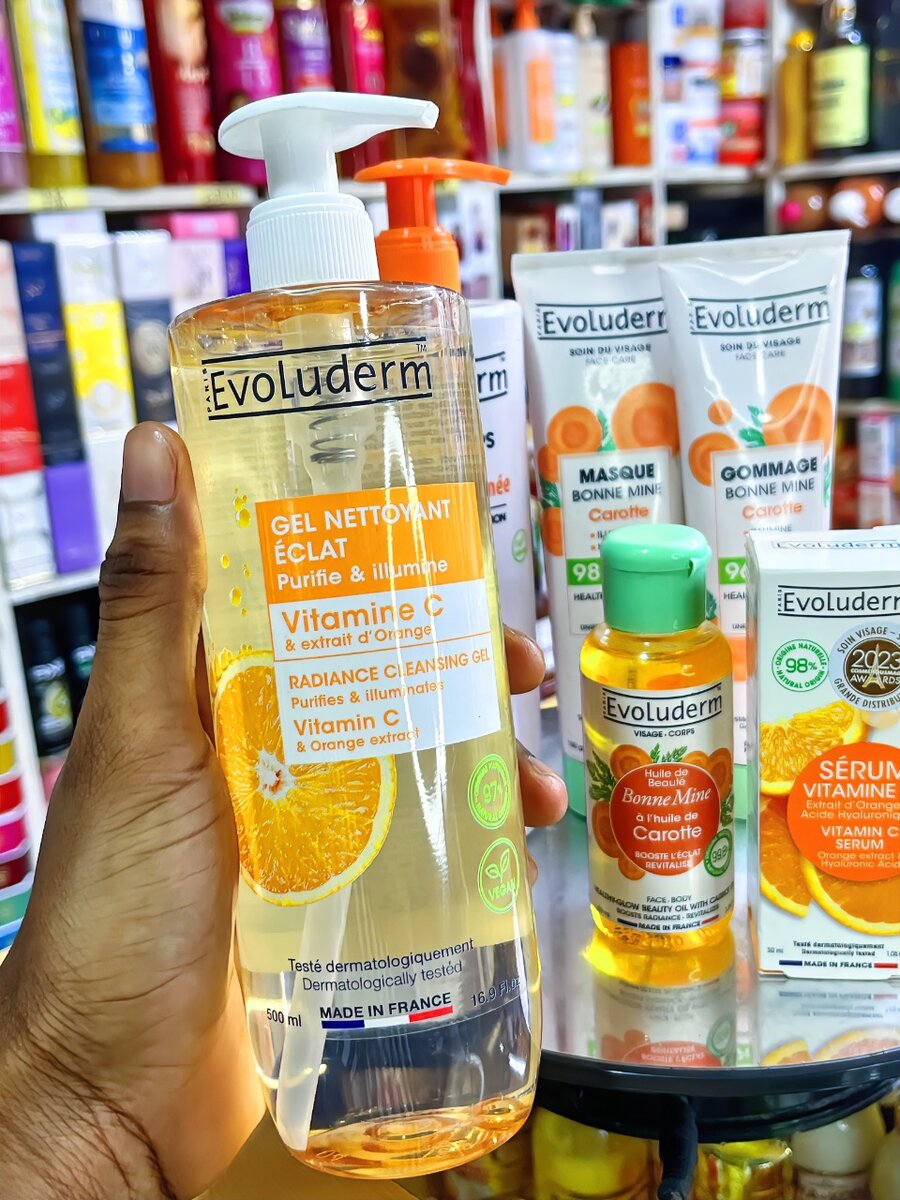 La gamma Evoluderm  Carotte