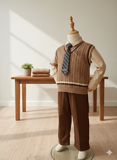 Ensemble École Élégant Enfant