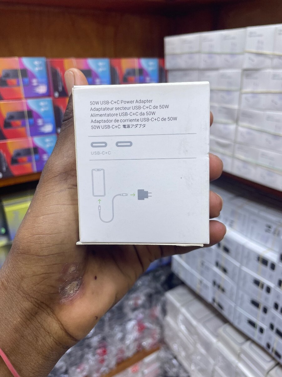 Adaptateur secteur USB-C+C 50W