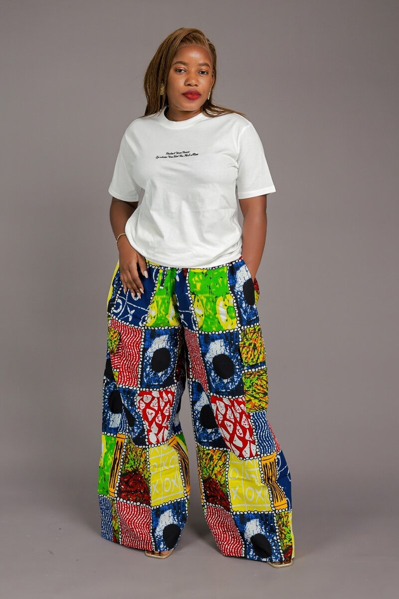 Pantalon cargo OVERSIZE en pagne