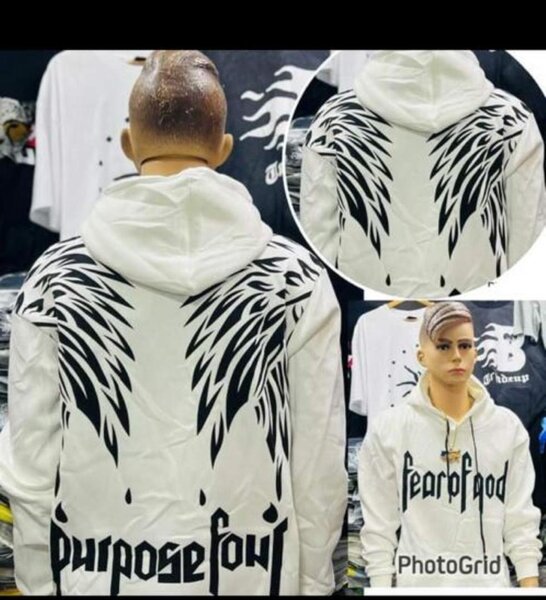 Sweat à capuche style graphique