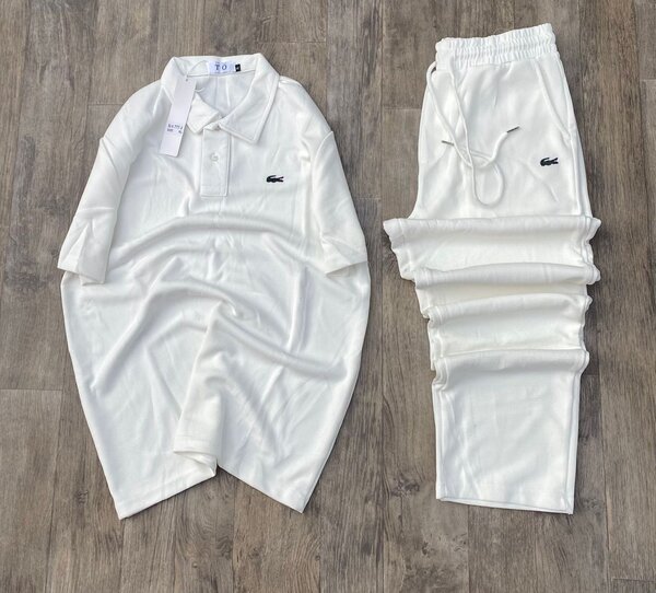 Ensemble homme Lacoste blanc