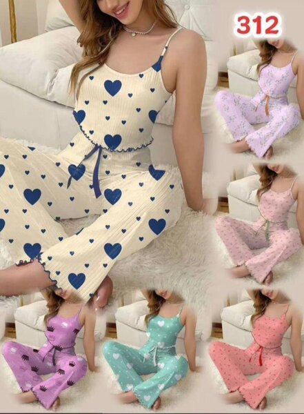 Pyjama femme imprimé