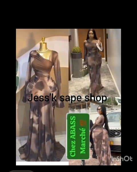 Robe de soirée moulante