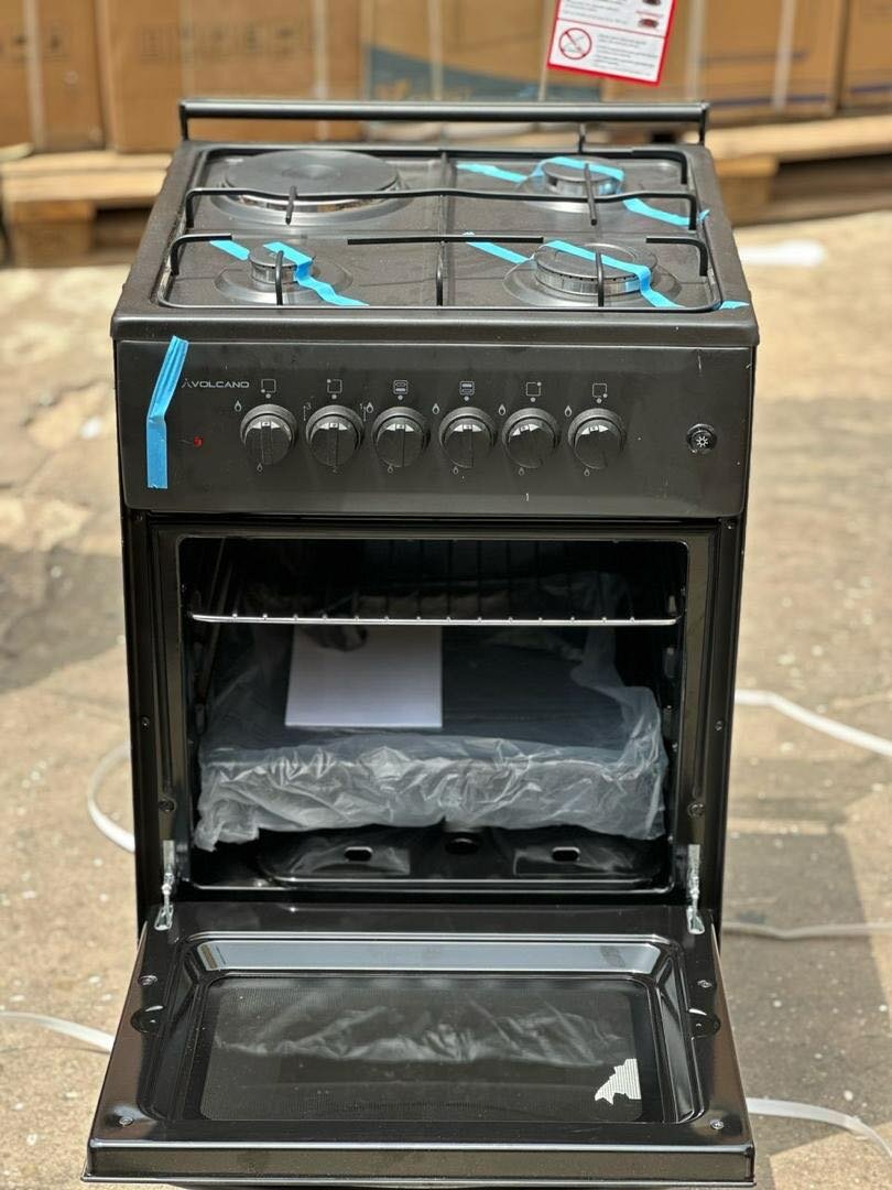 One electric 3 burner gas 4 in 1 stove