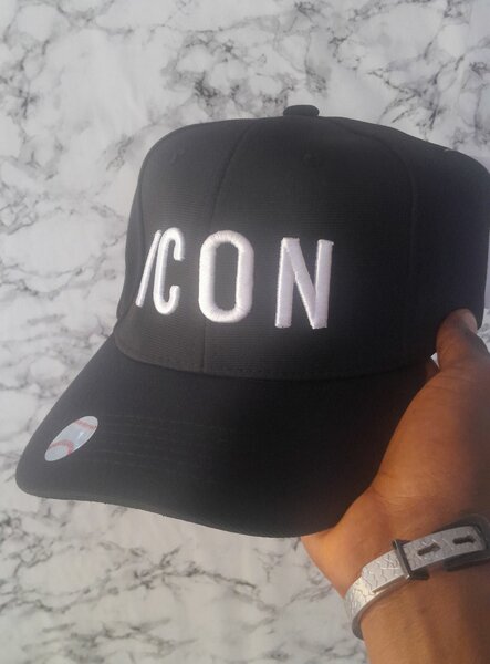 Casquette "ICON" noire tendance