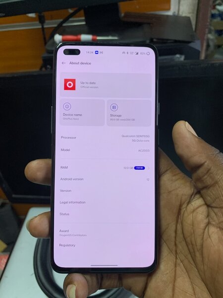 One plus Nord 256gb, 12gb ram